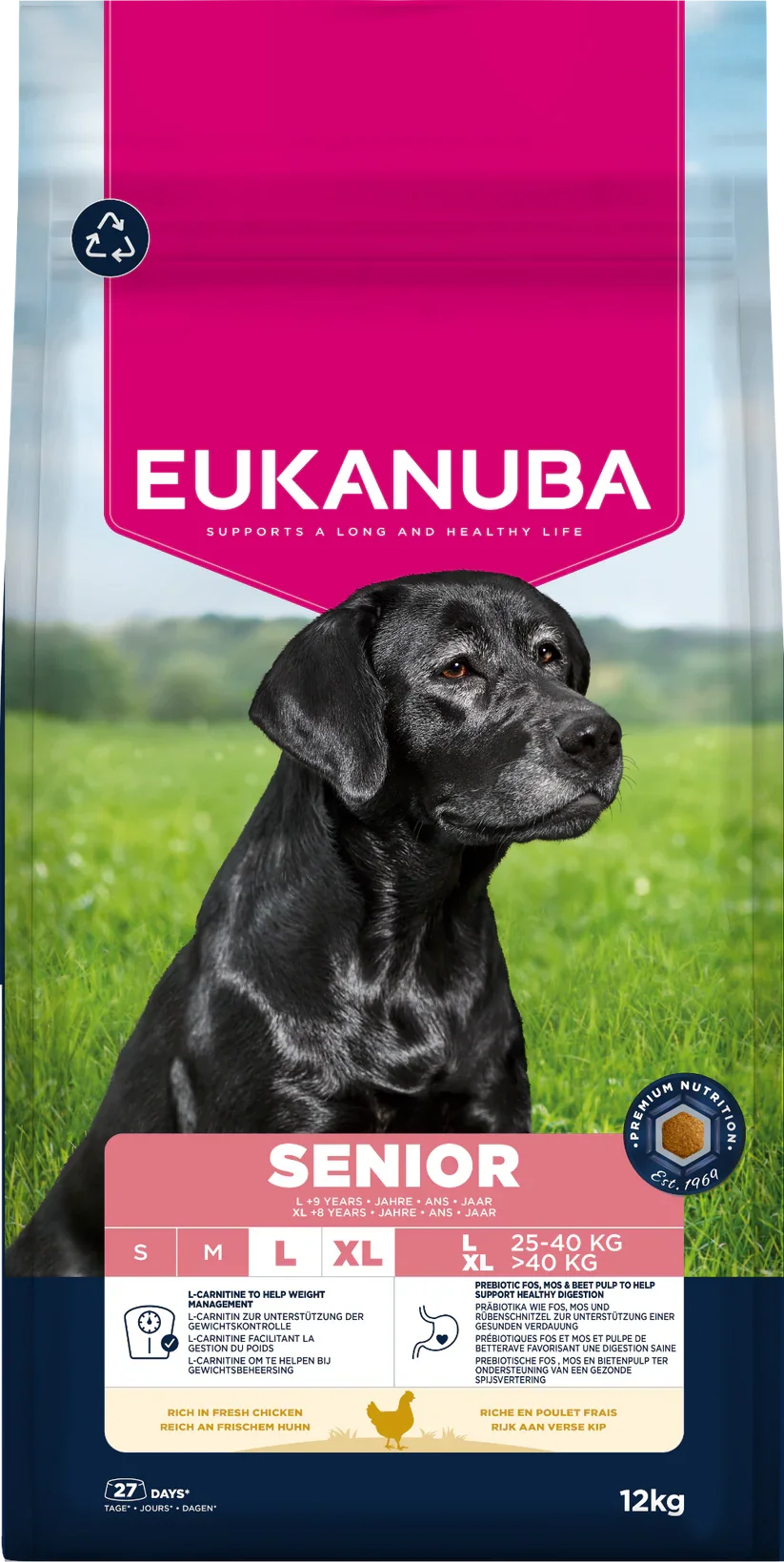 Eukanuba Dog Senior Large Chicken 12kg