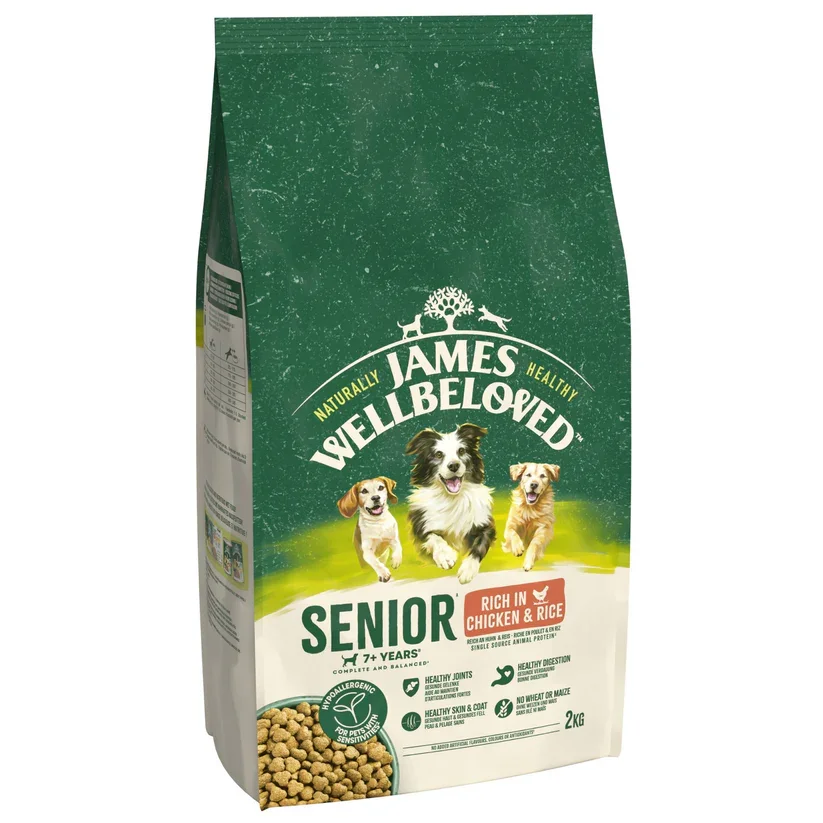 James Wellbeloved Dry Dog Senior Chicken & Rice 2kg.webp
