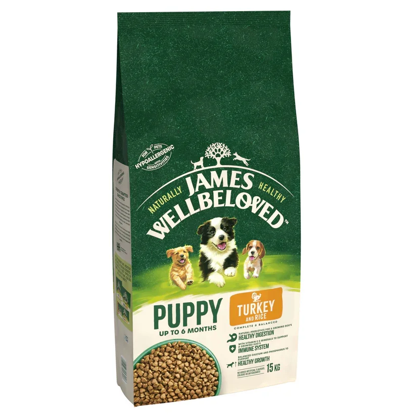 James Wellbeloved Dry Dog Puppy Lamb & Rice 15kg.webp