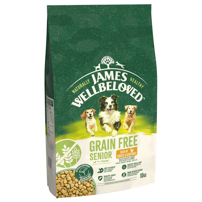 James Wellbeloved Dry Dog Grain Free Senior Turkey & Veg