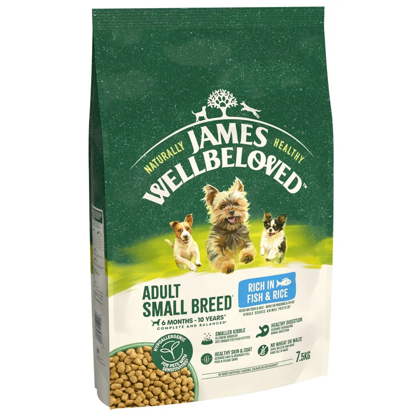 James Wellbeloved Dry Dog Adult Small Breed Fish & Rice