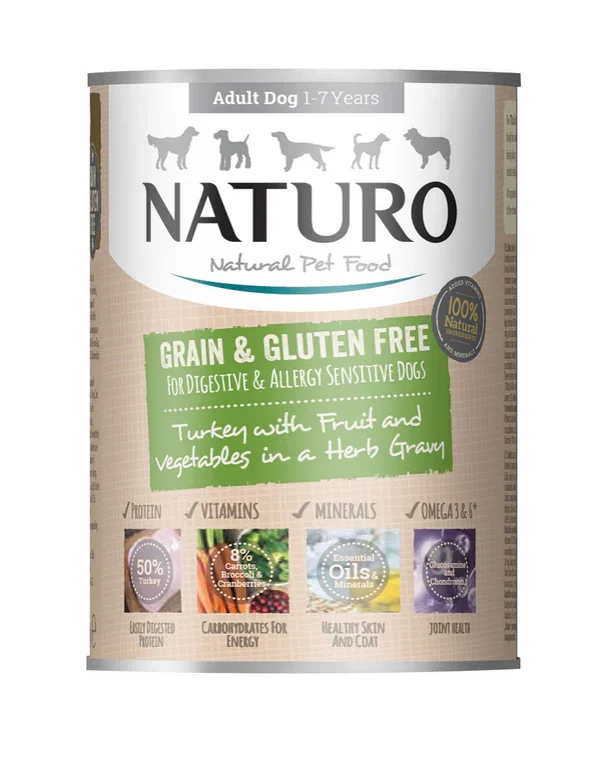 Naturo Adult Duck In Gravy Can 390g