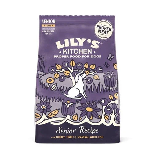 Lily's Kitchen Turkey & Trout Senior Dry Food 1kg