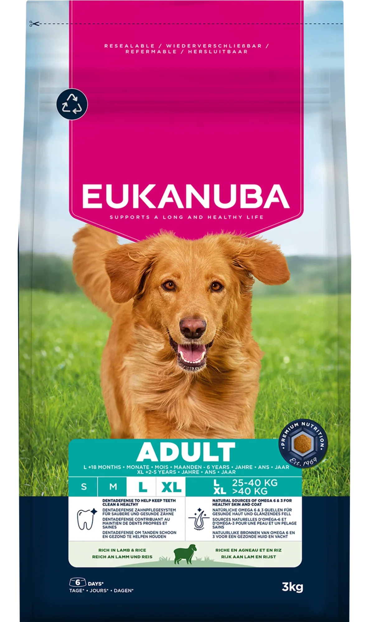 Eukanuba Dog Adult Large Breed Lamb & Rice 3kg.webp
