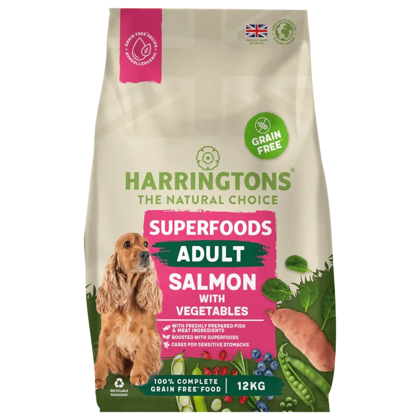 Harrington's Grain Free Superfoods Salmon 12kg.webp
