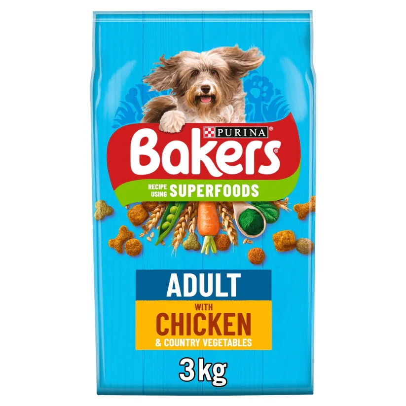 Bakers Adult Rich In Chicken With Country Veg 3kg