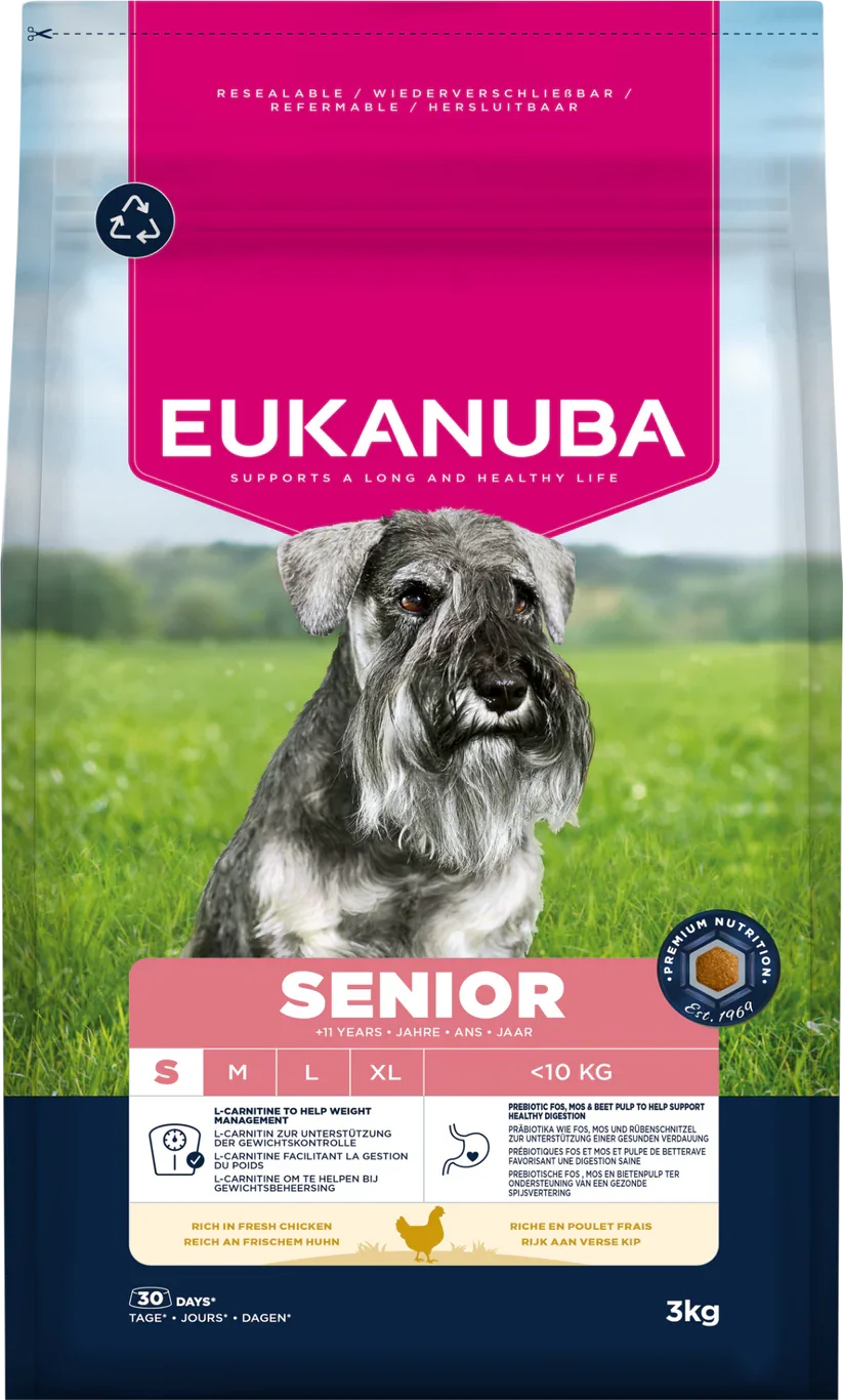 Eukanuba Dog Senior Small Chicken 3kg.webp