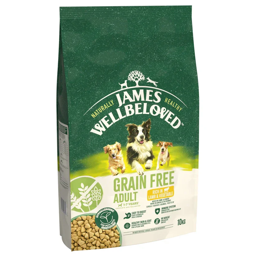 James Wellbeloved Dry Dog Grain Free Adult Lamb & Veg 10kg