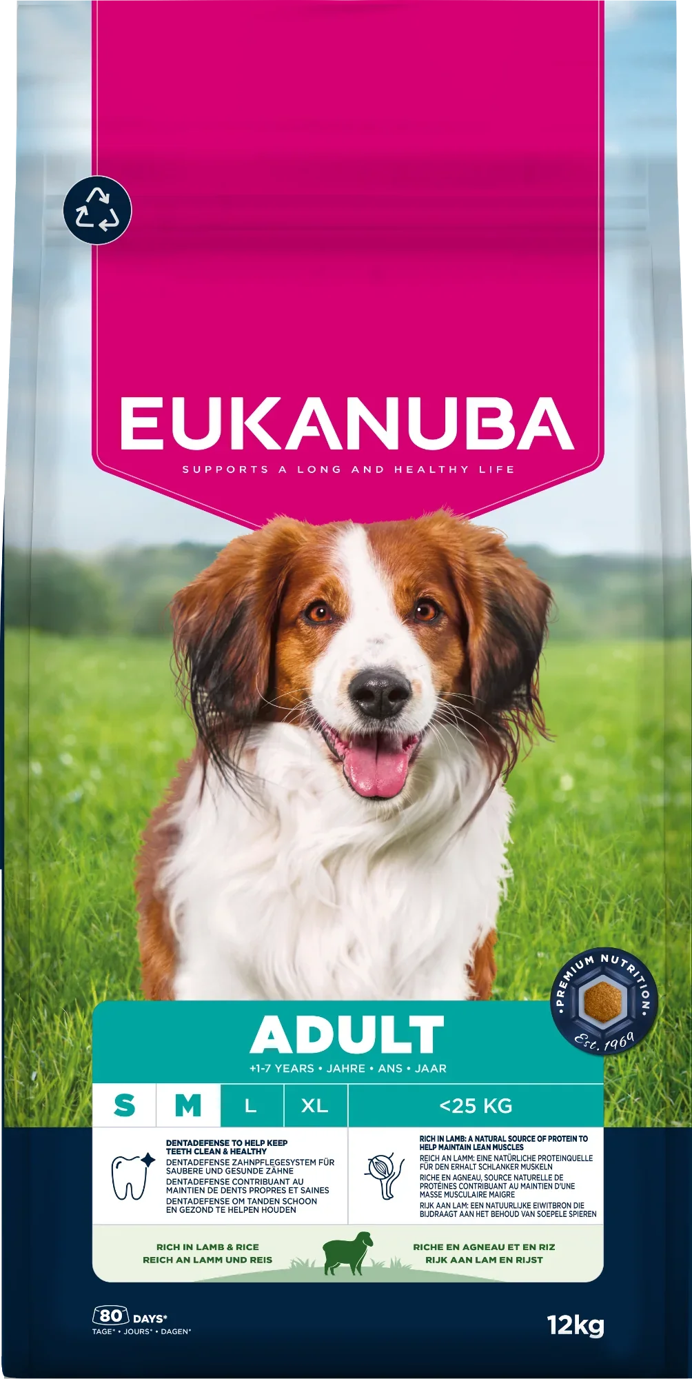 Eukanuba Dog Adult Small-Medium Lamb & Rice 12kg.webp