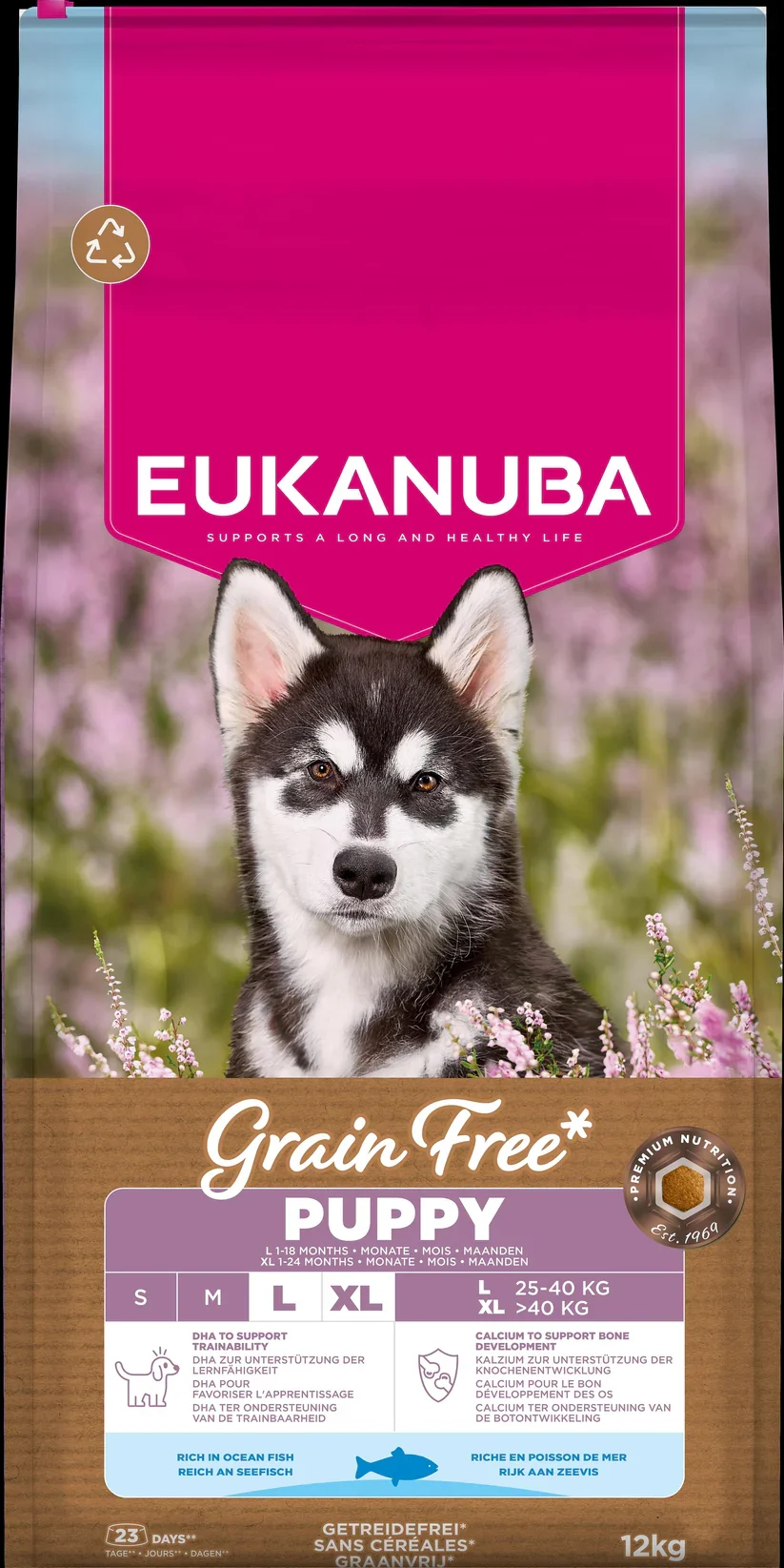 Eukanuba Grain Free - Ocean Fish - Puppy Large 12kg