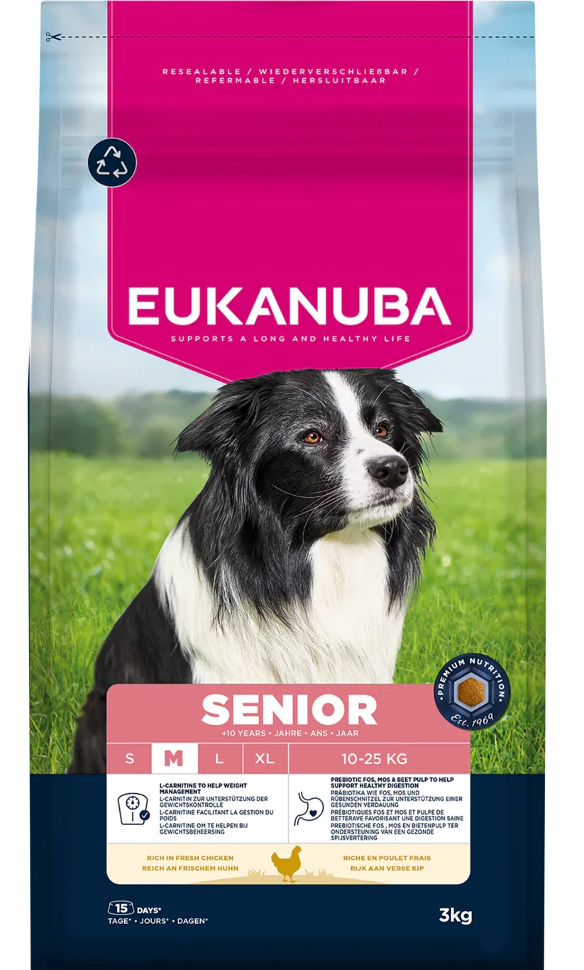 Eukanuba Dog Senior Medium Chicken 3kg.webp
