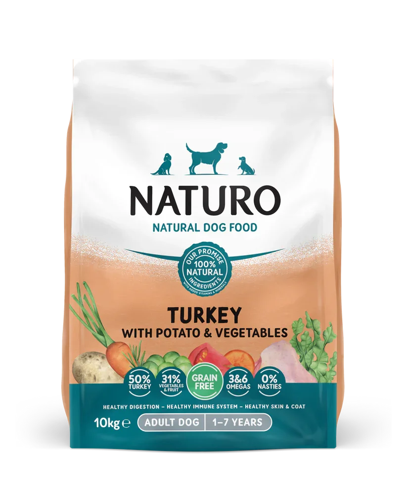 Naturo Complete Dry Dog Turkey Potato & Veg 10kg.webp