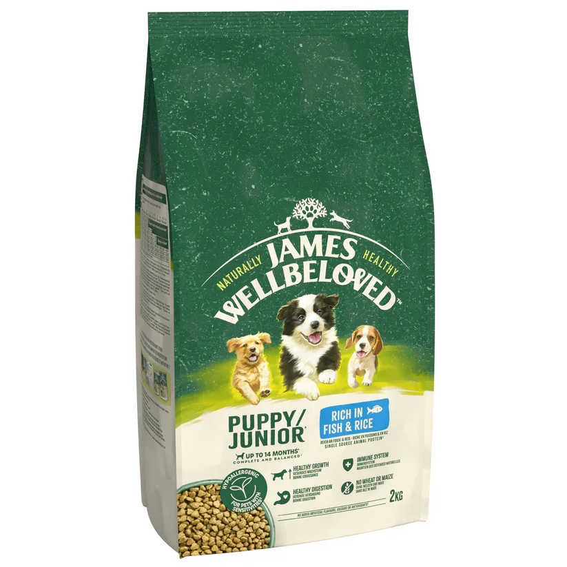 James Wellbeloved Dry Dog Puppy Fish & Rice