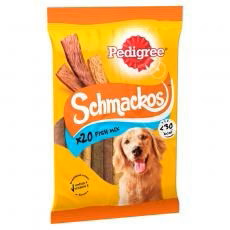 PEDIGREE Schmackos Adult Dog Treats Fish Mix 20 Strips 144g