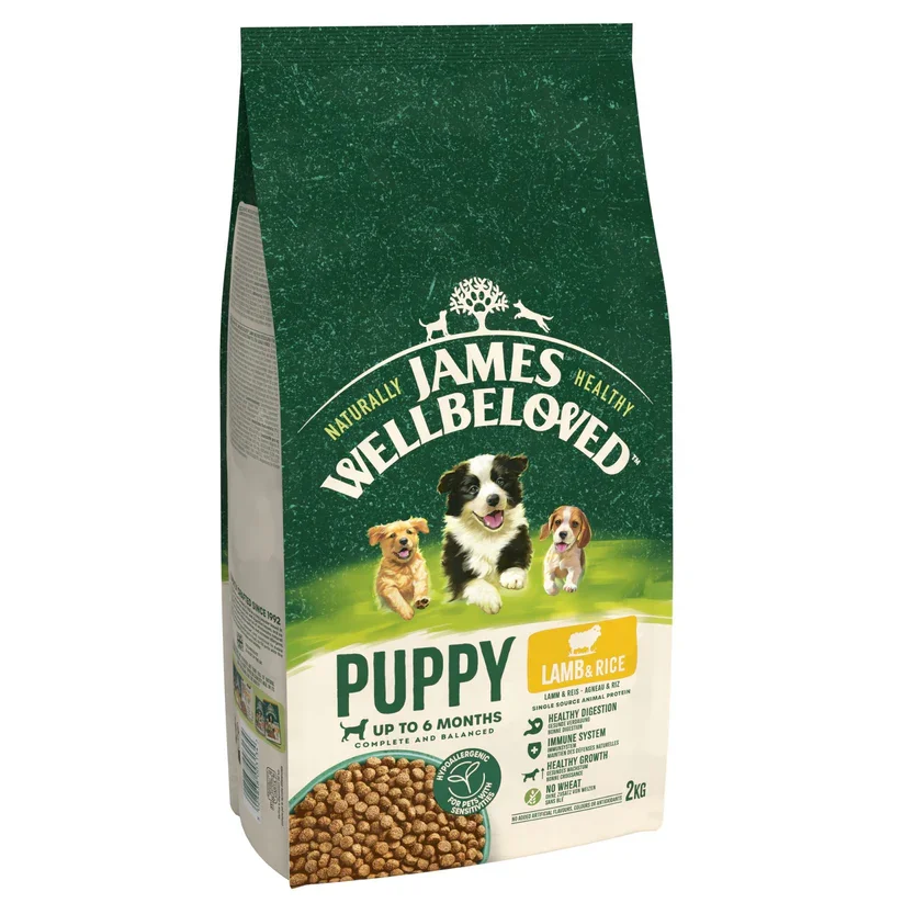 James Wellbeloved Dry Dog Puppy Lamb & Rice 2kg.webp