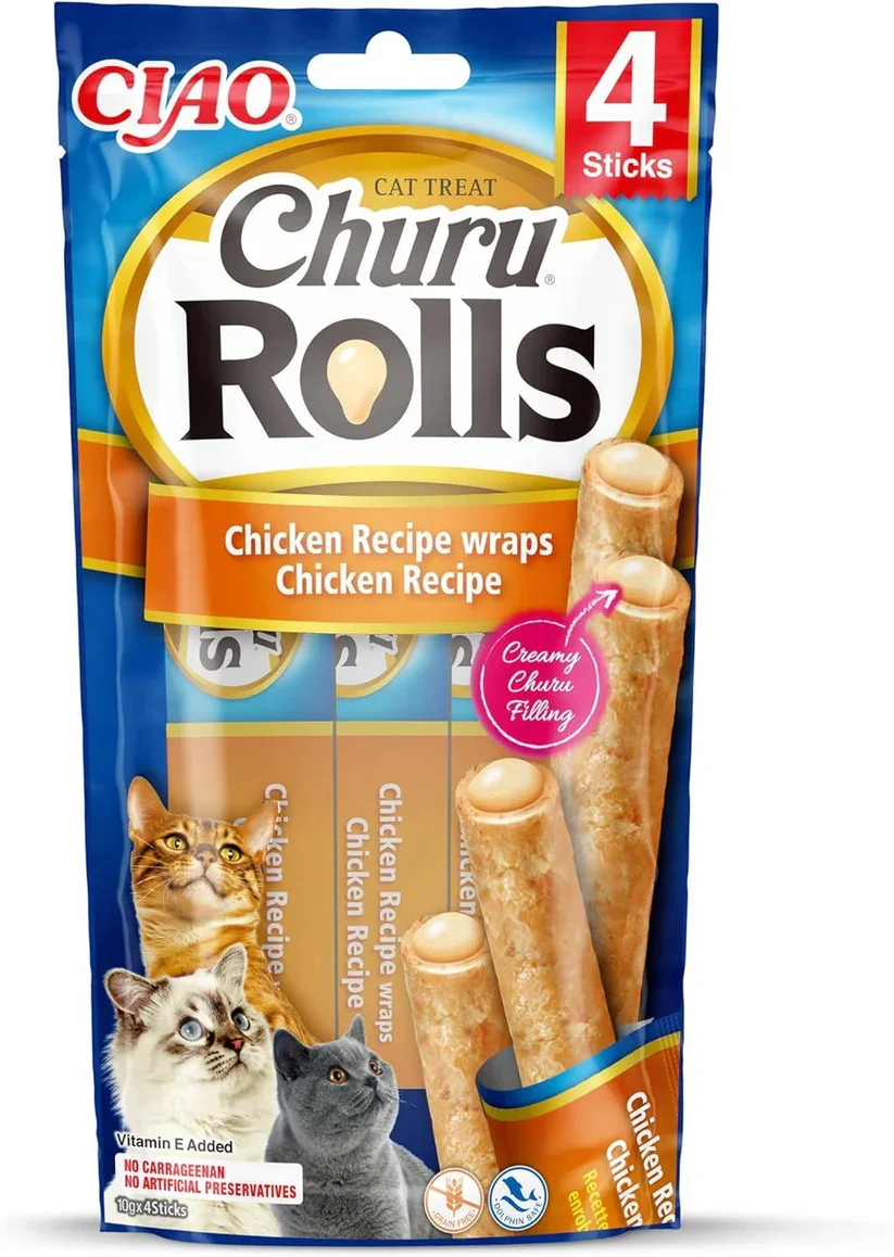 Churu Rolls 4 Pack Chicken Recipe wraps Chicken Recipe
