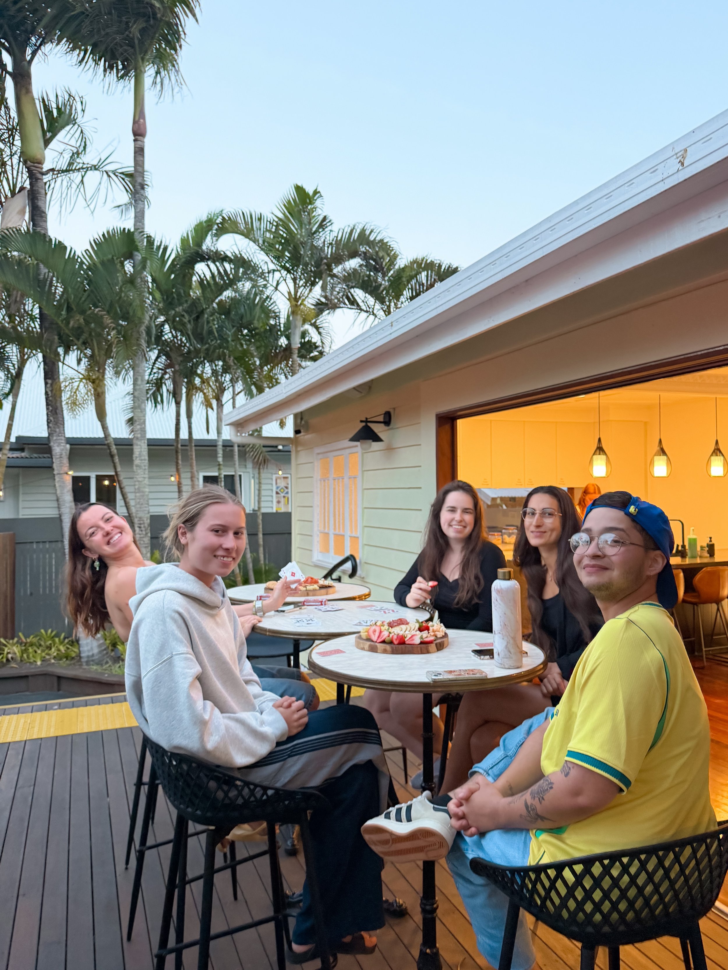 ⚠️ Warning: Friendships not guaranteed past round two

Thursday nights = cards on the table, new friends turning into rivals, and cheeseboards that never last as long as the games do

Join us at 5.30pm every Thursday 🃏🧀

#herveybay #hostellife #gam