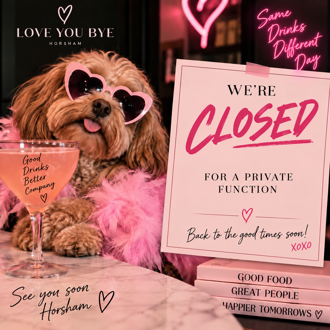 Closed for a Private function