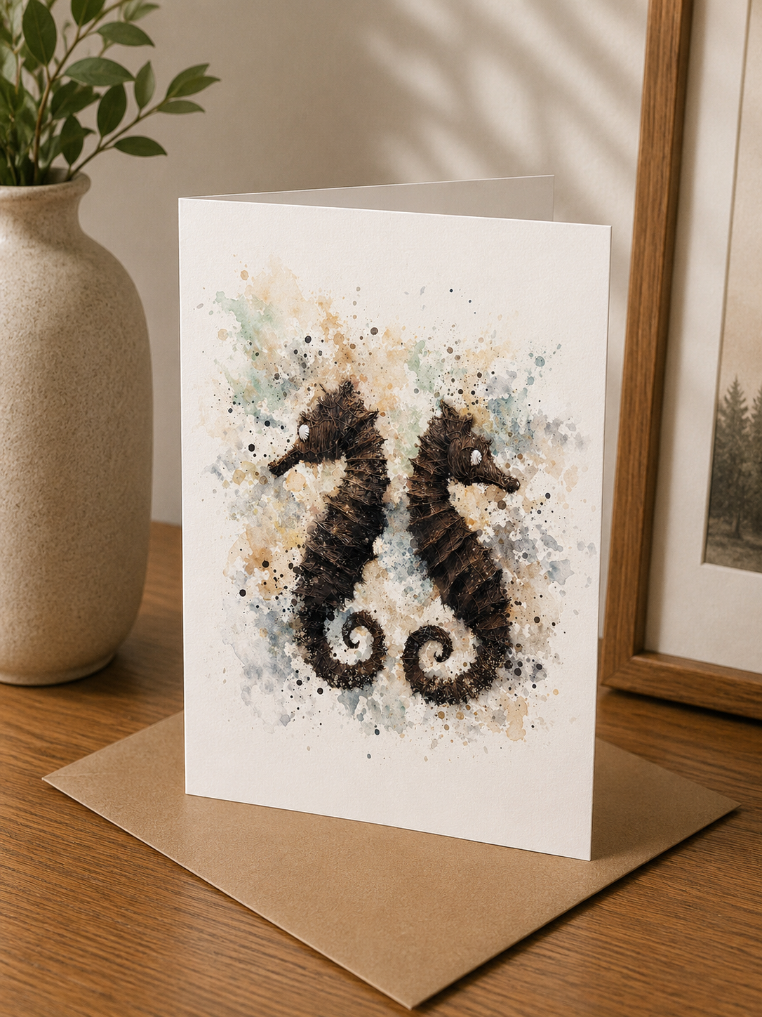 Dunure Harbour Sculpture Card
