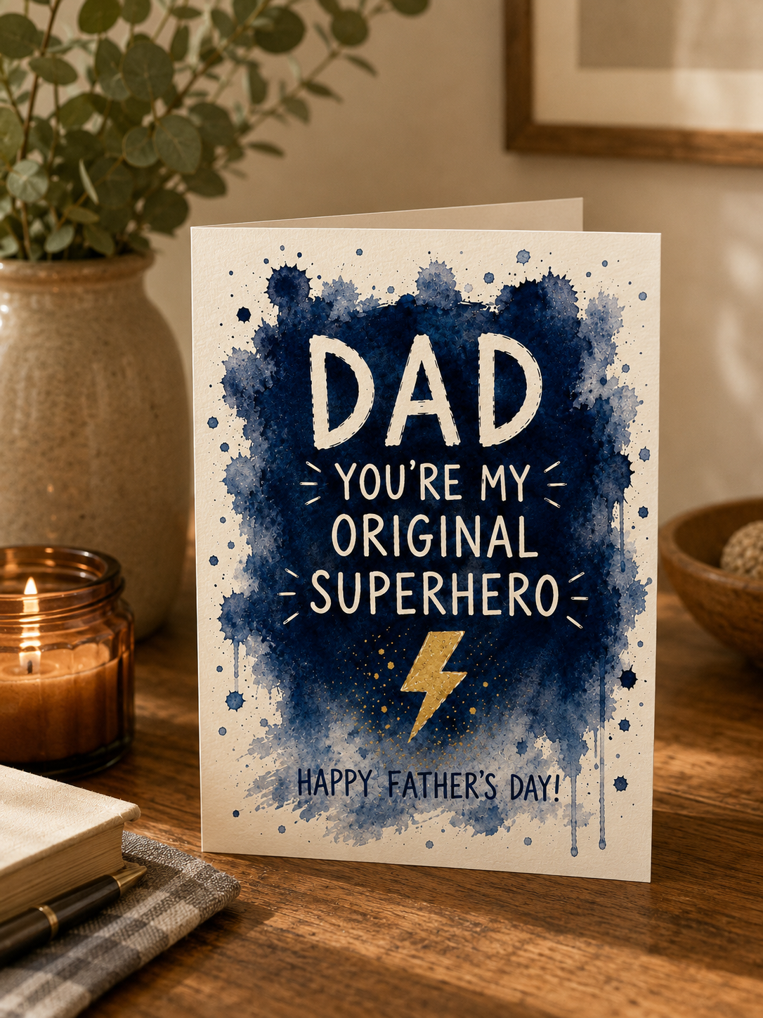 Dad - Original Superhero Card