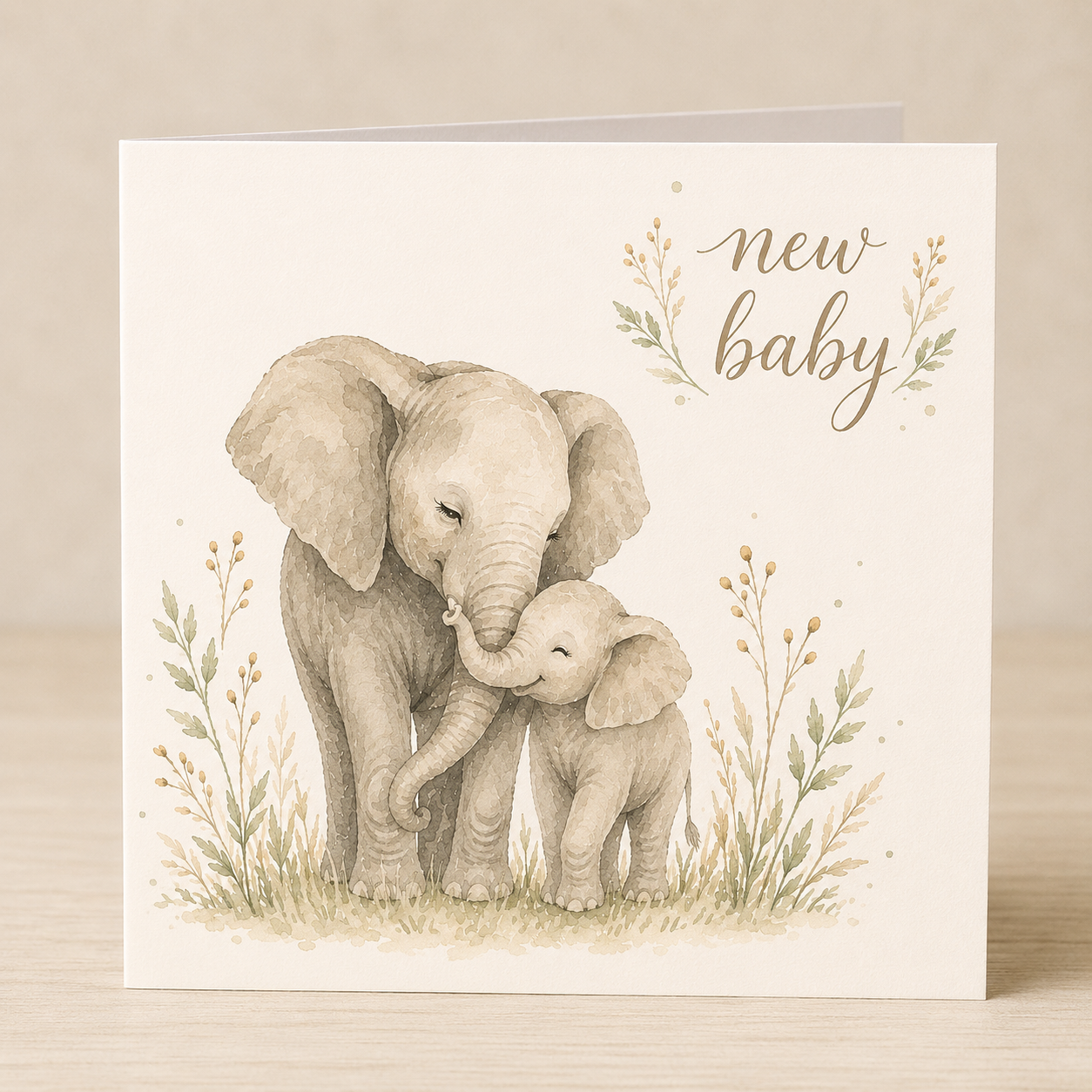 New Baby Elephant Card