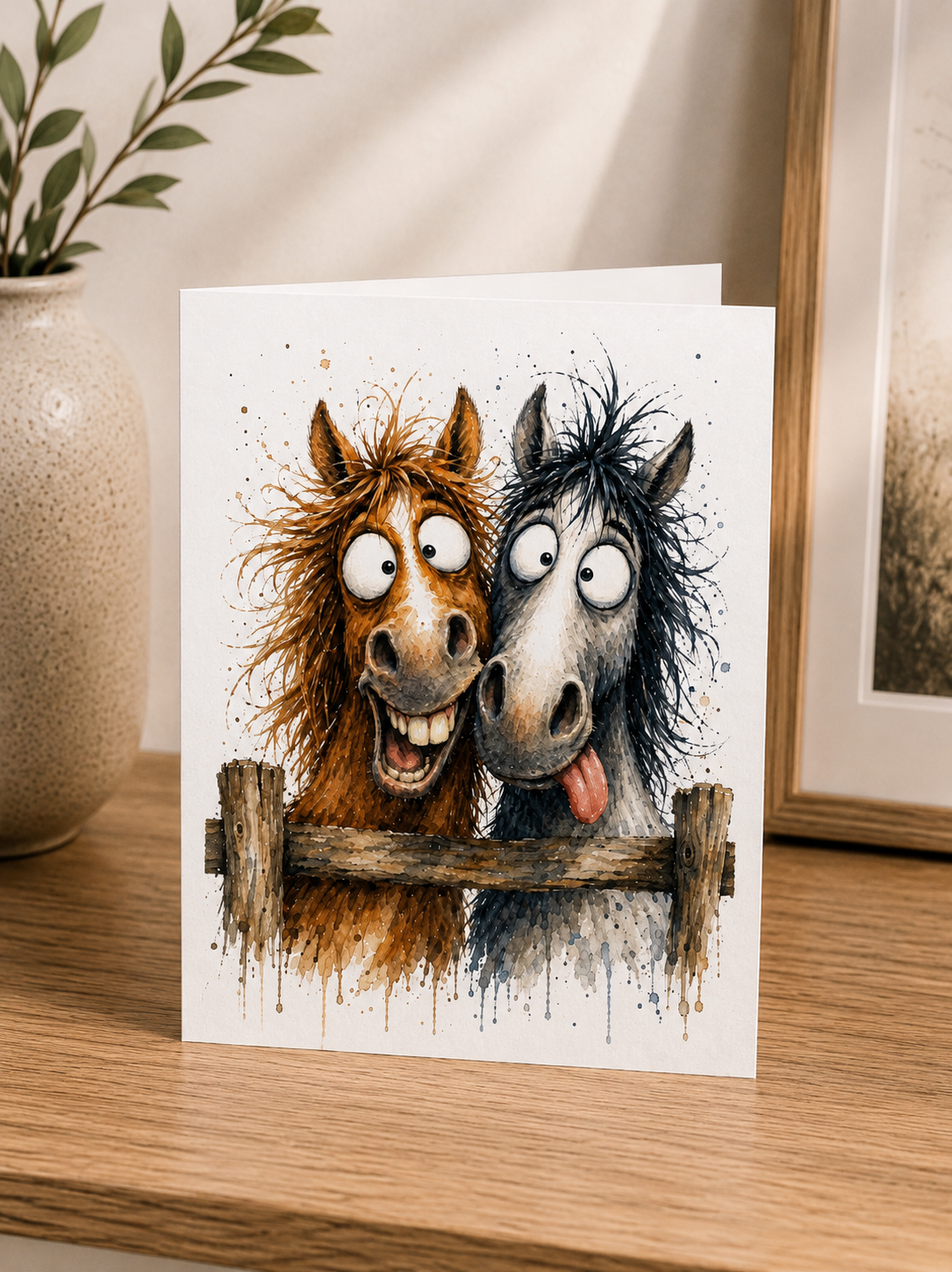 Crazy Horses Card