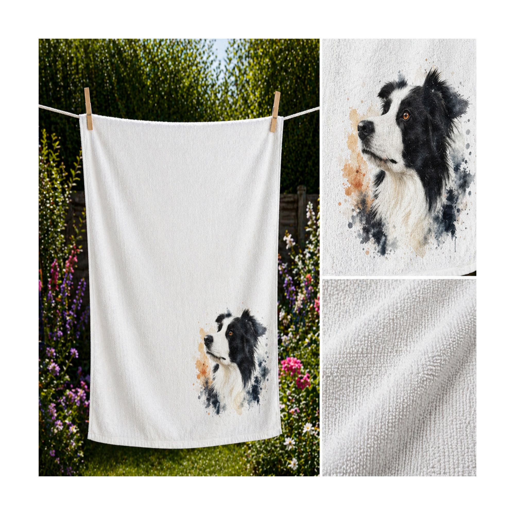 Border Collie Towel