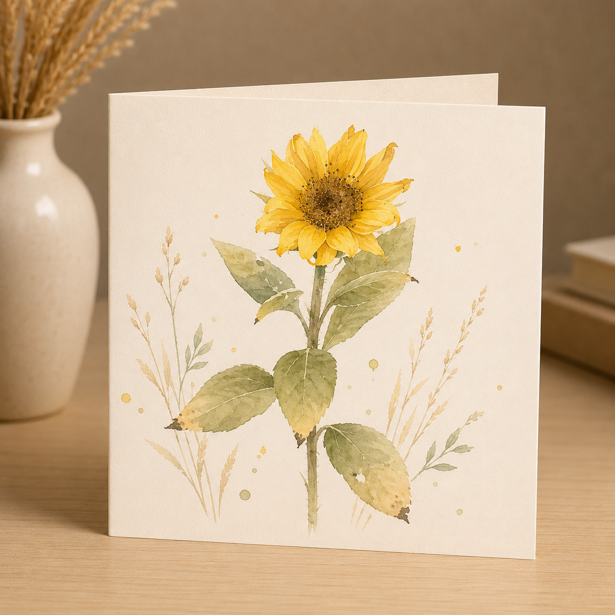 Sunflower Card
