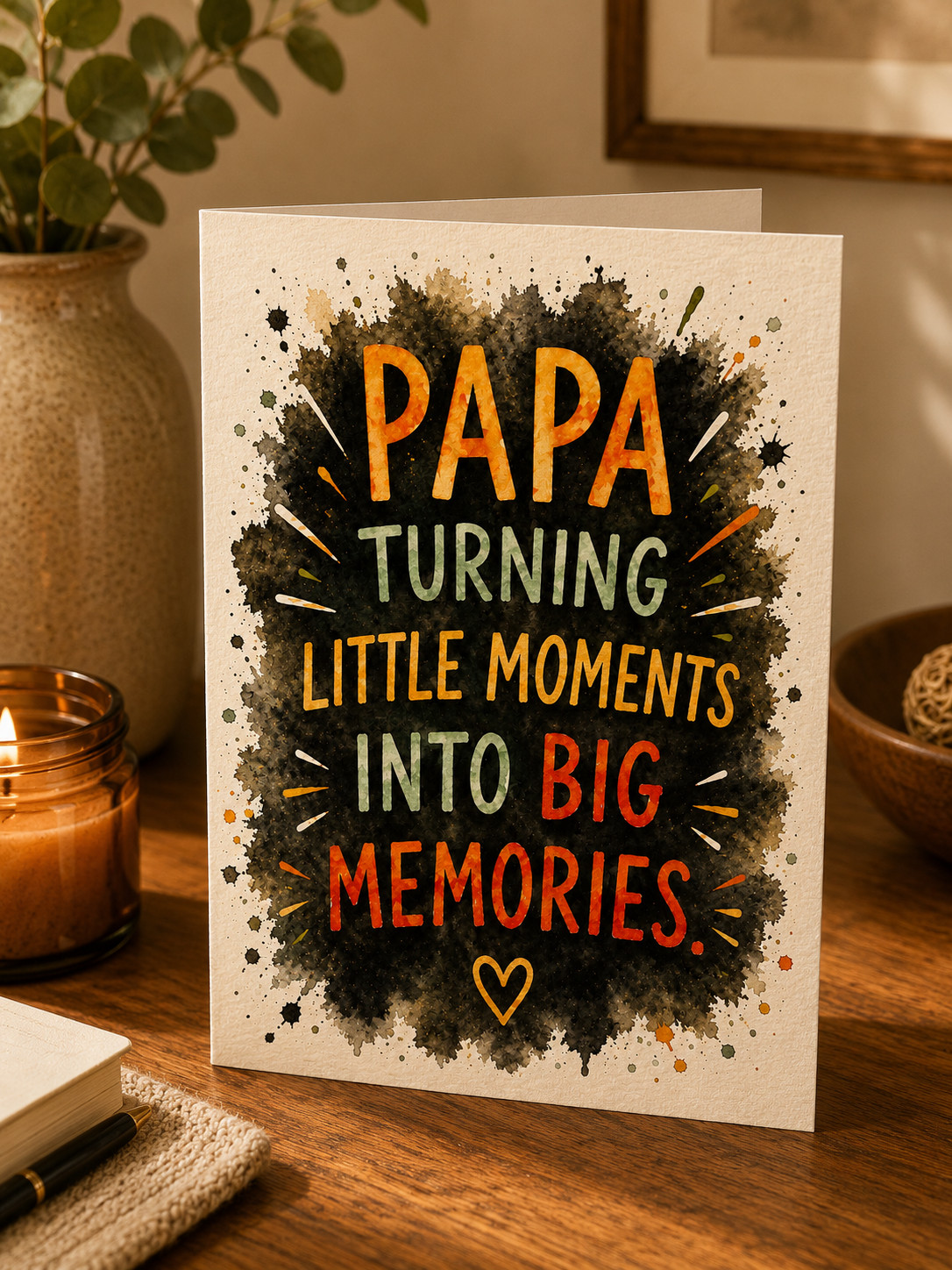 Papa - Moments into Memories Card