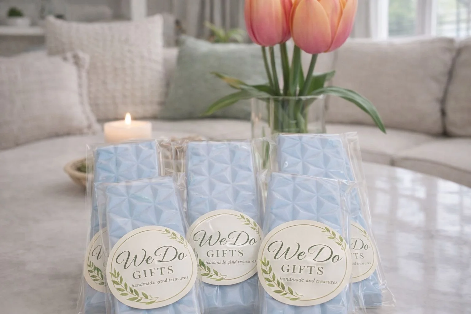 Handmade Soy Wax Melt Snapbar - Azure
