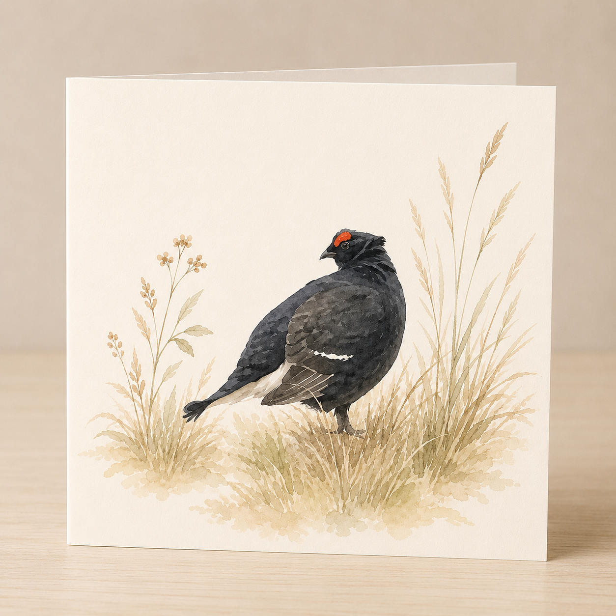 Black Grouse Card