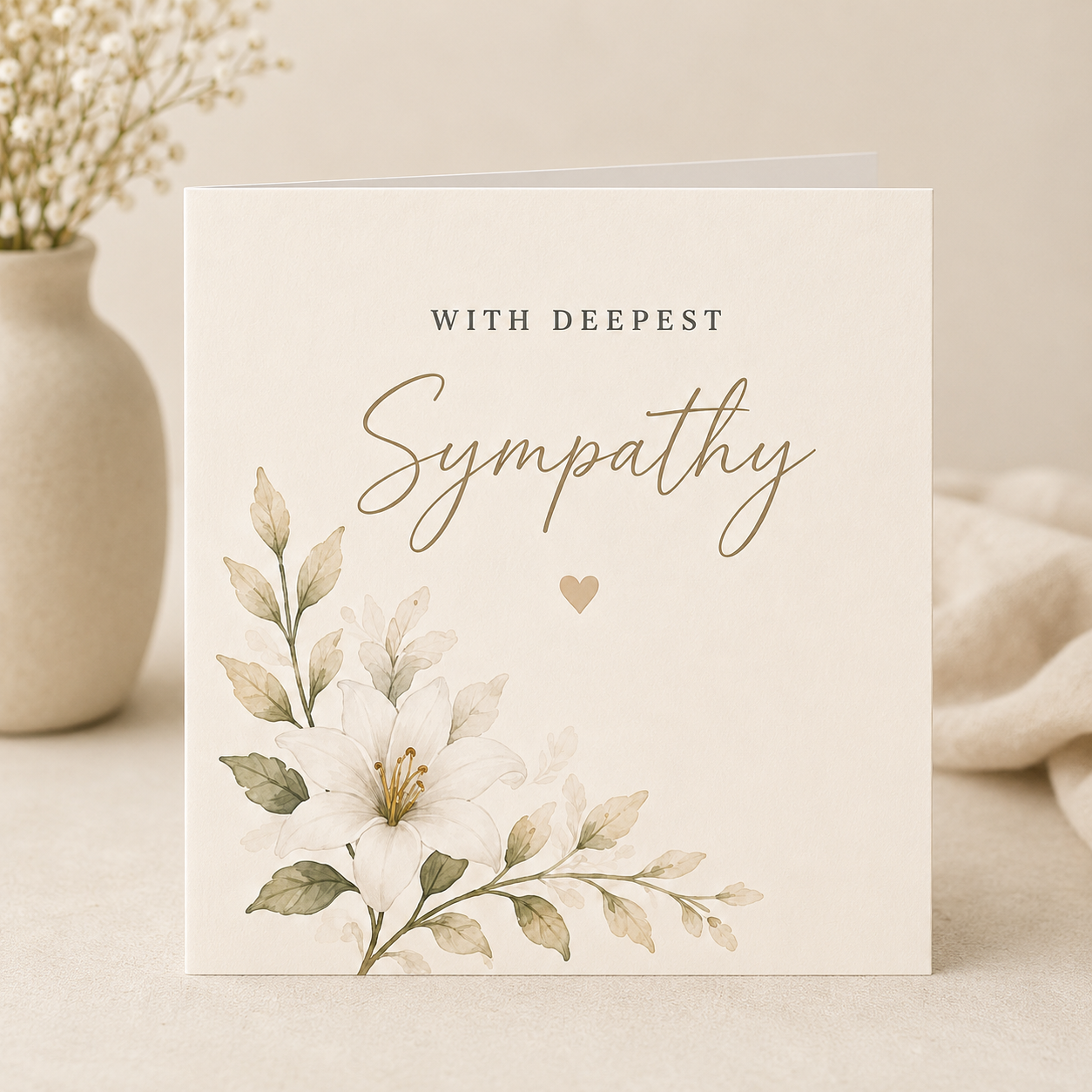 With Deepest Sympathy Card