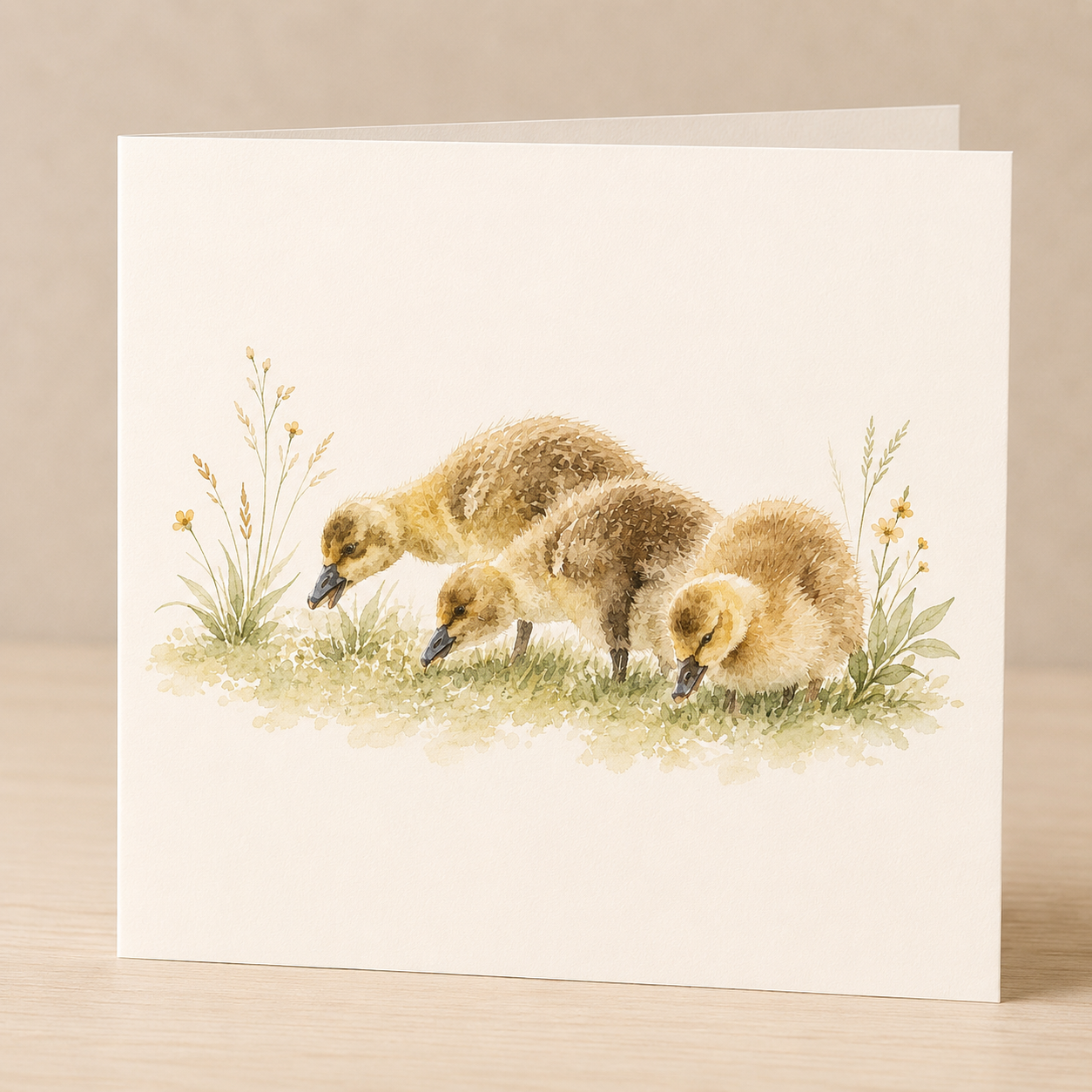 Three Ducklings Card