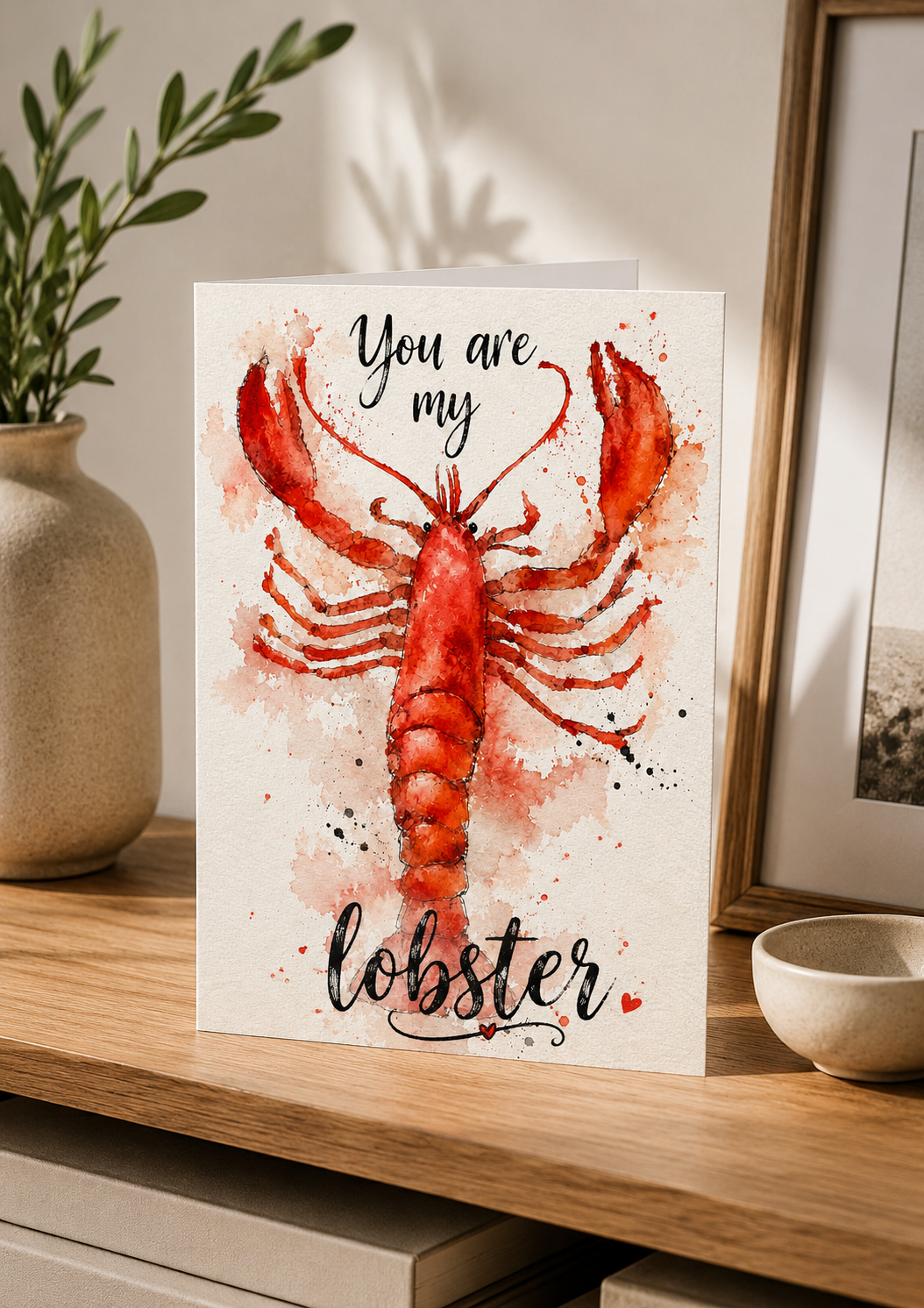 You Are My Lobster Card