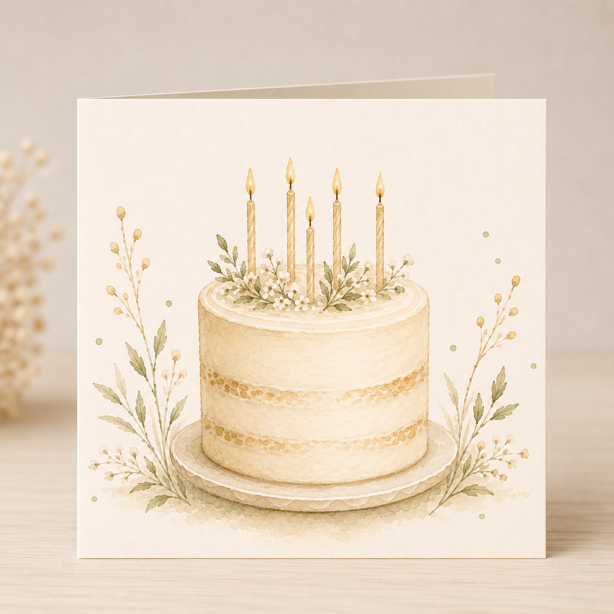 Birthday Cake Card