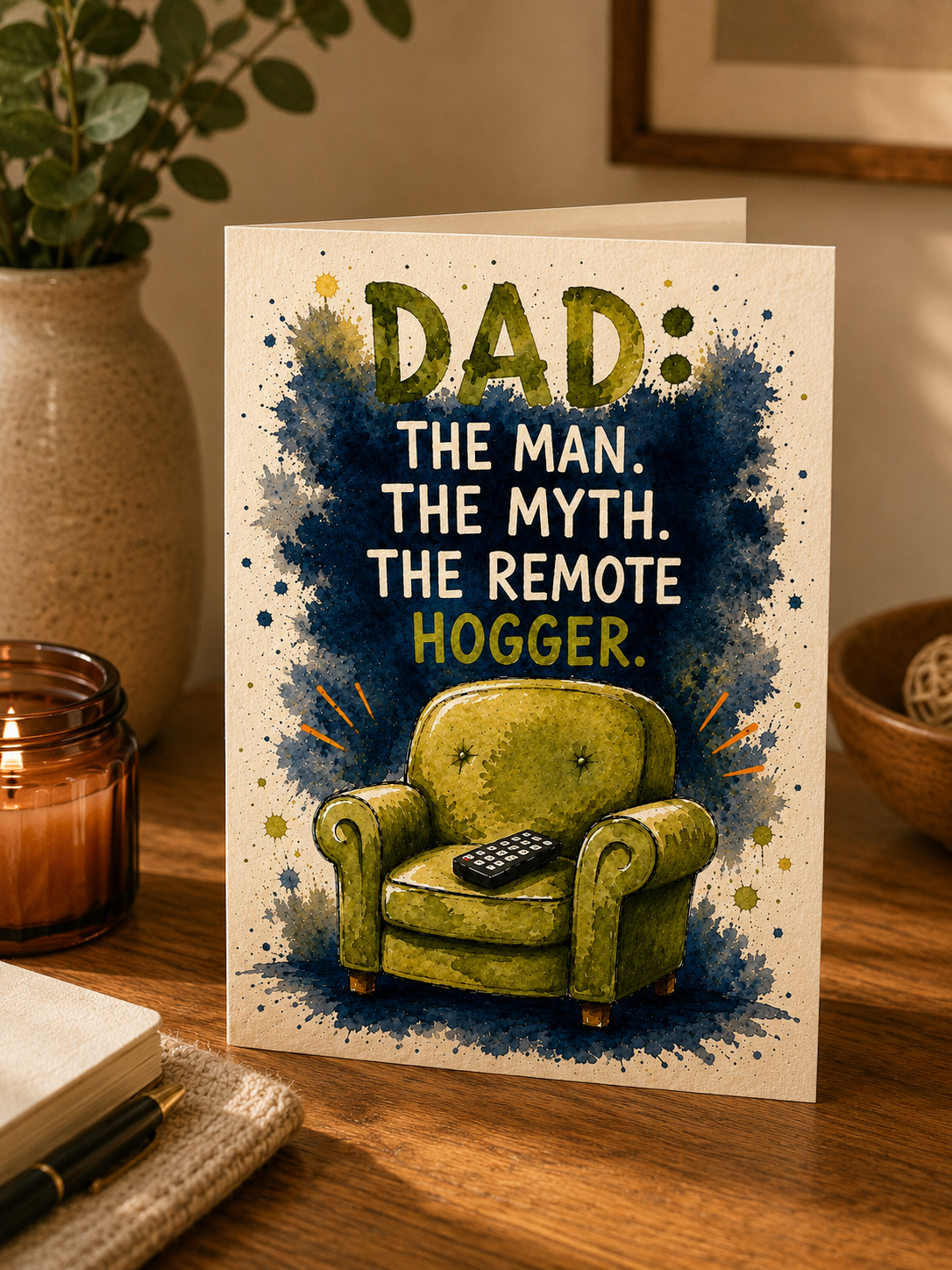 Dad - Remote Hogger Father’s Day Card