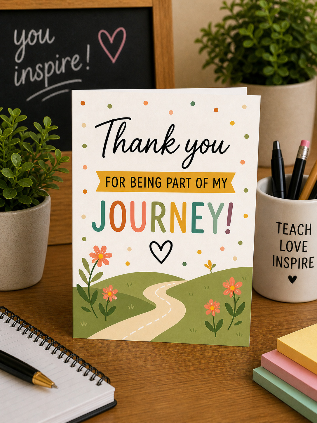 The Journey Teacher Card
