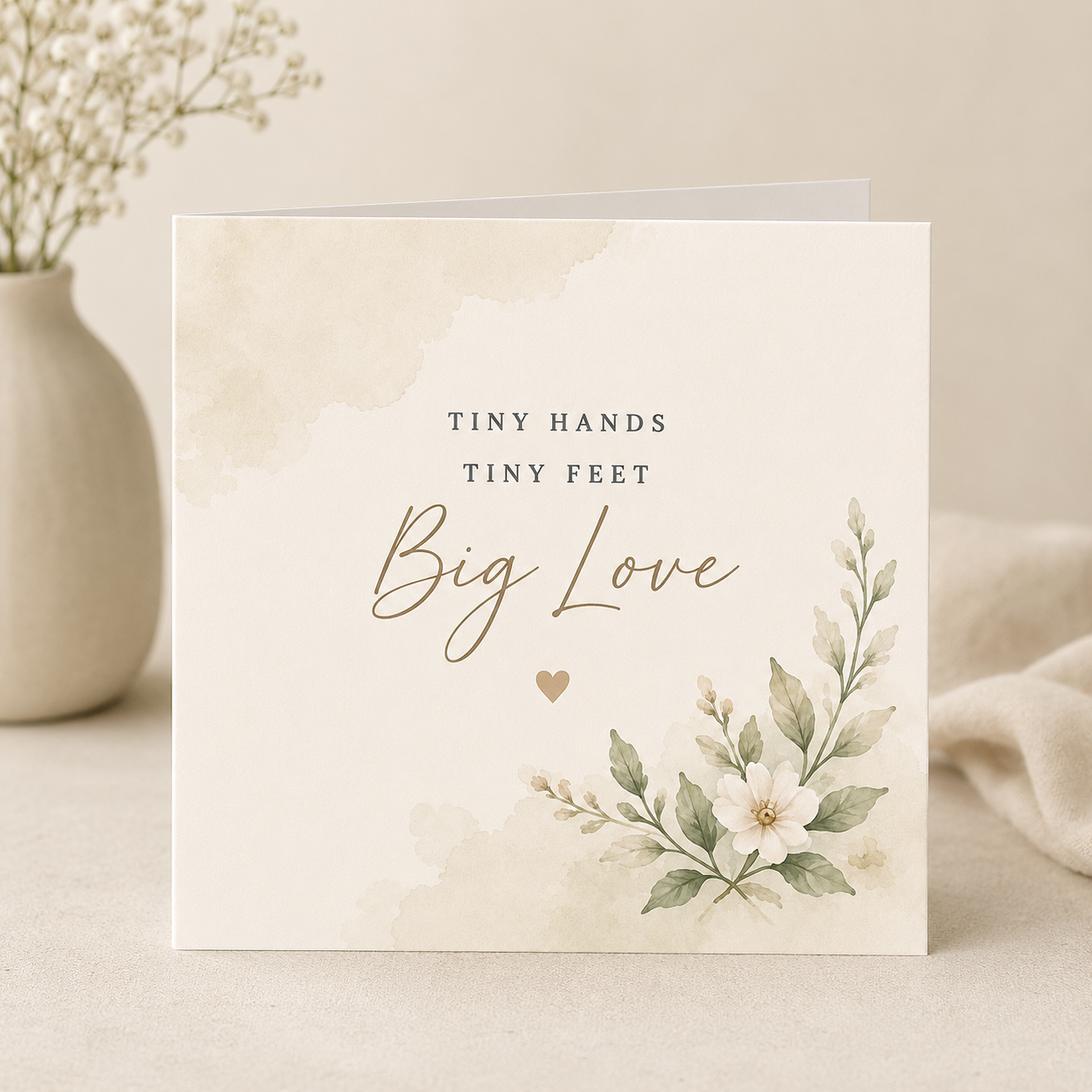 Tiny Hands Big Love Card