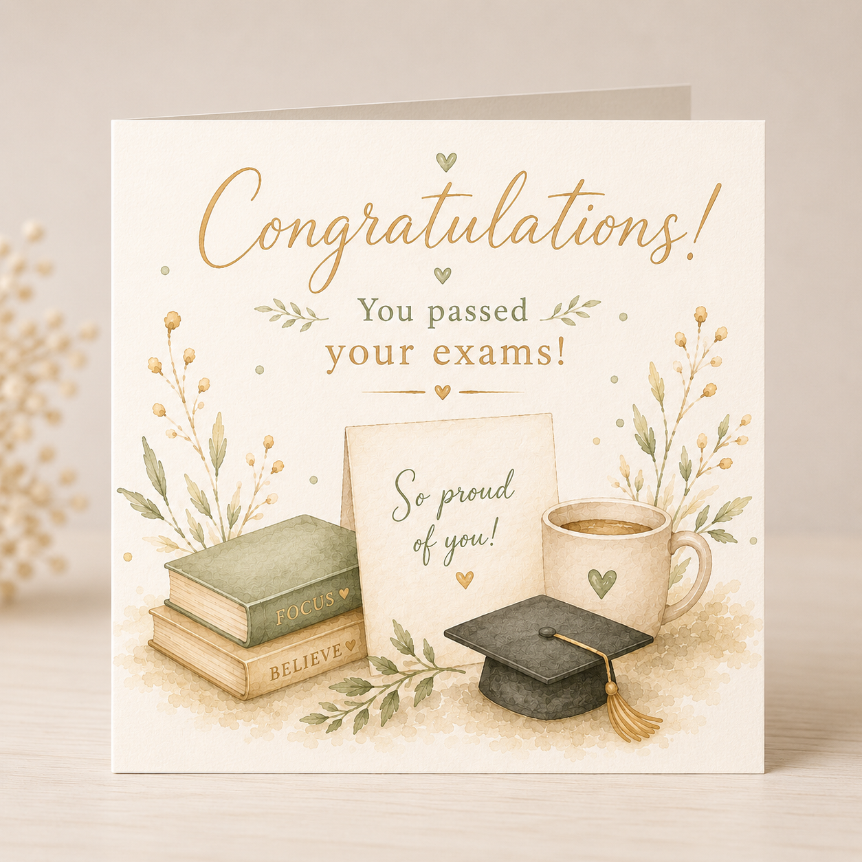 Exam Congratulations Card