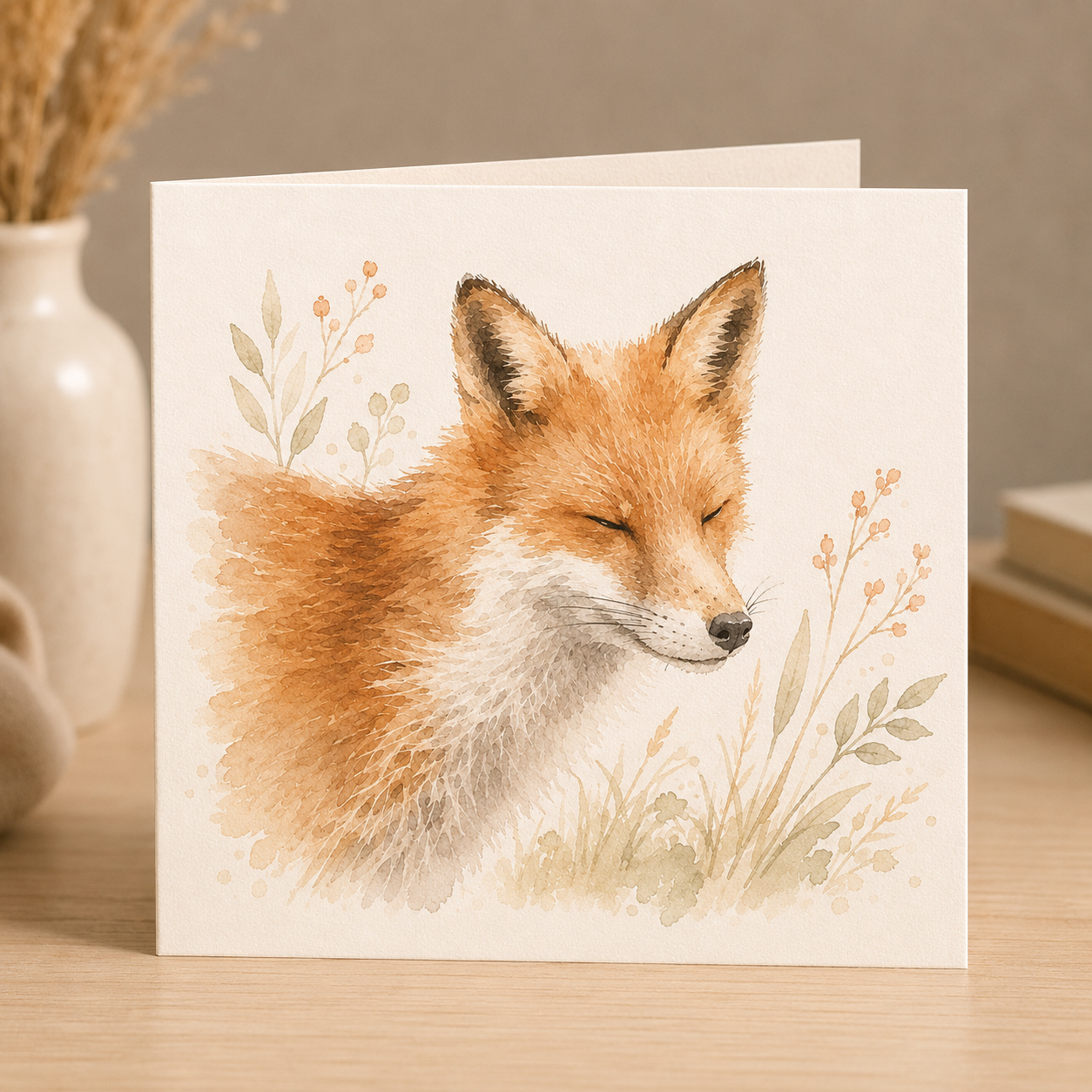 Close up Fox Card