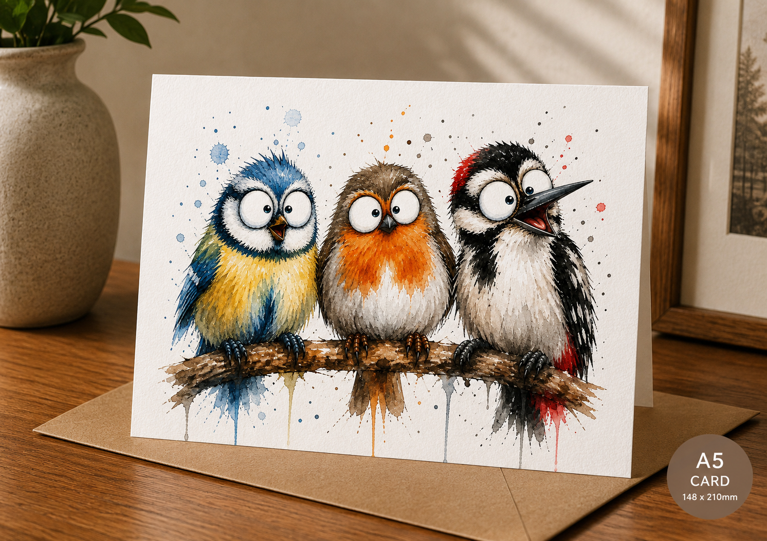 Funny Wild Bird Card