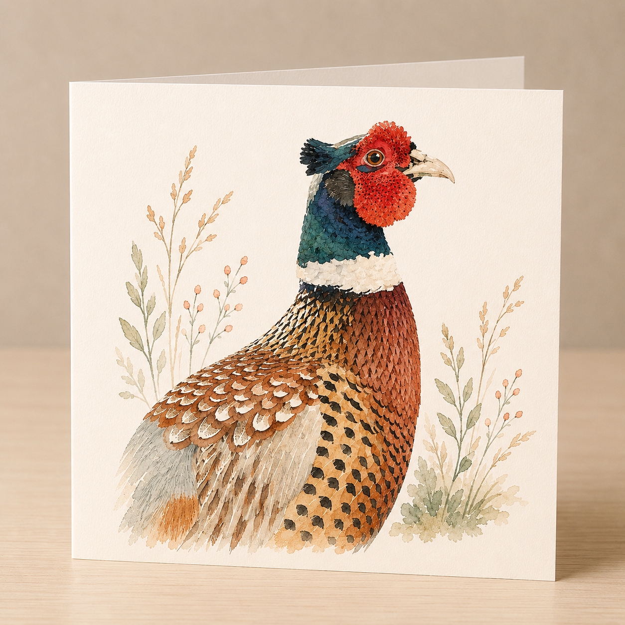 Bold Pheasant Card