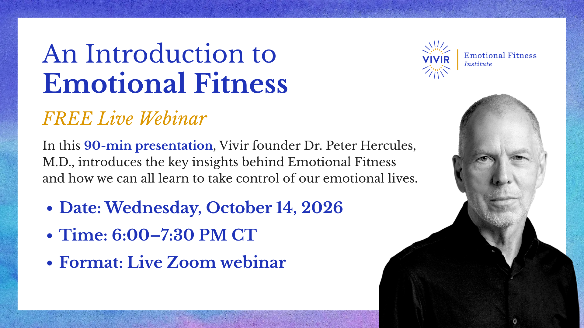 Webinar: An Introduction to Emotional Fitness