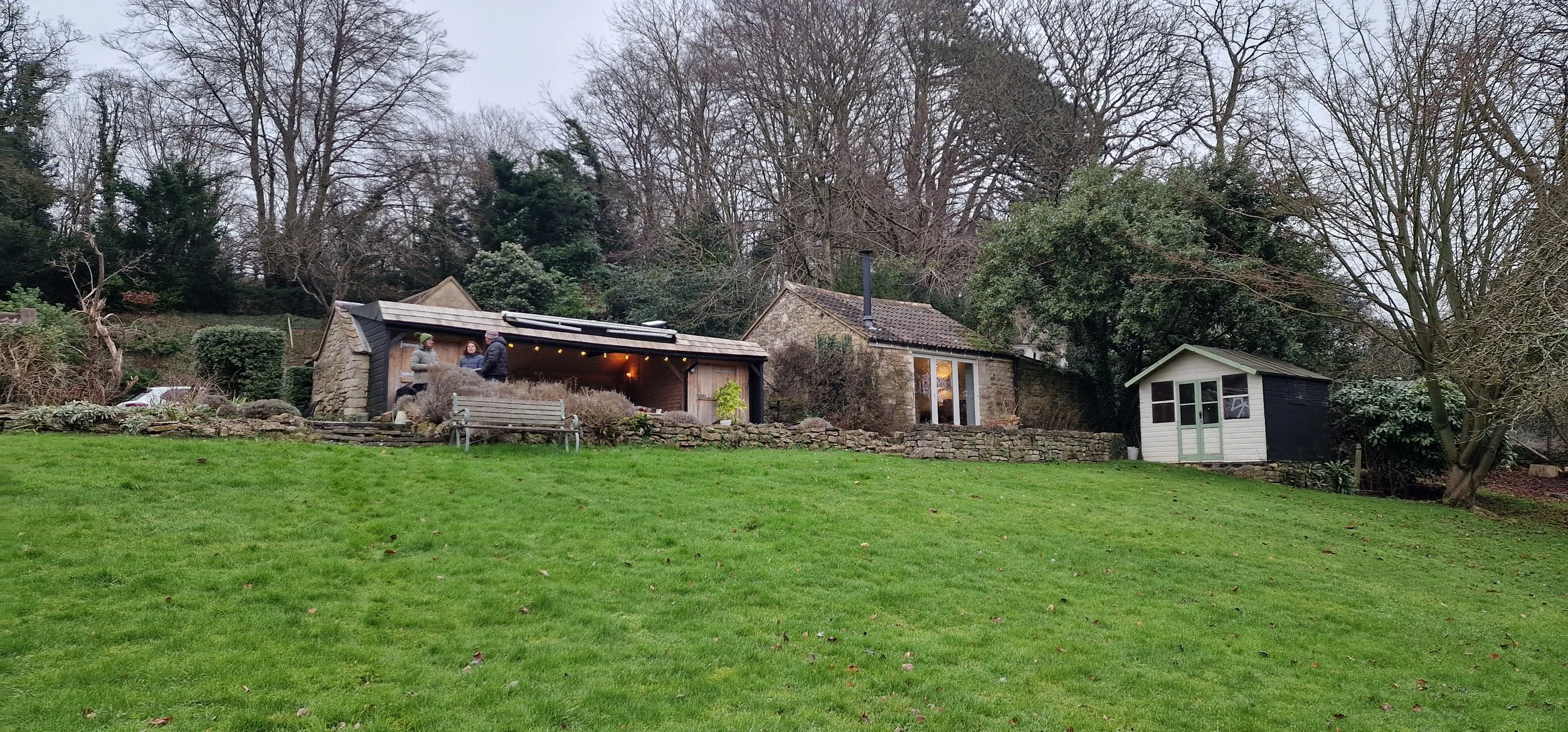 Existing (summer house and entertainment barn)