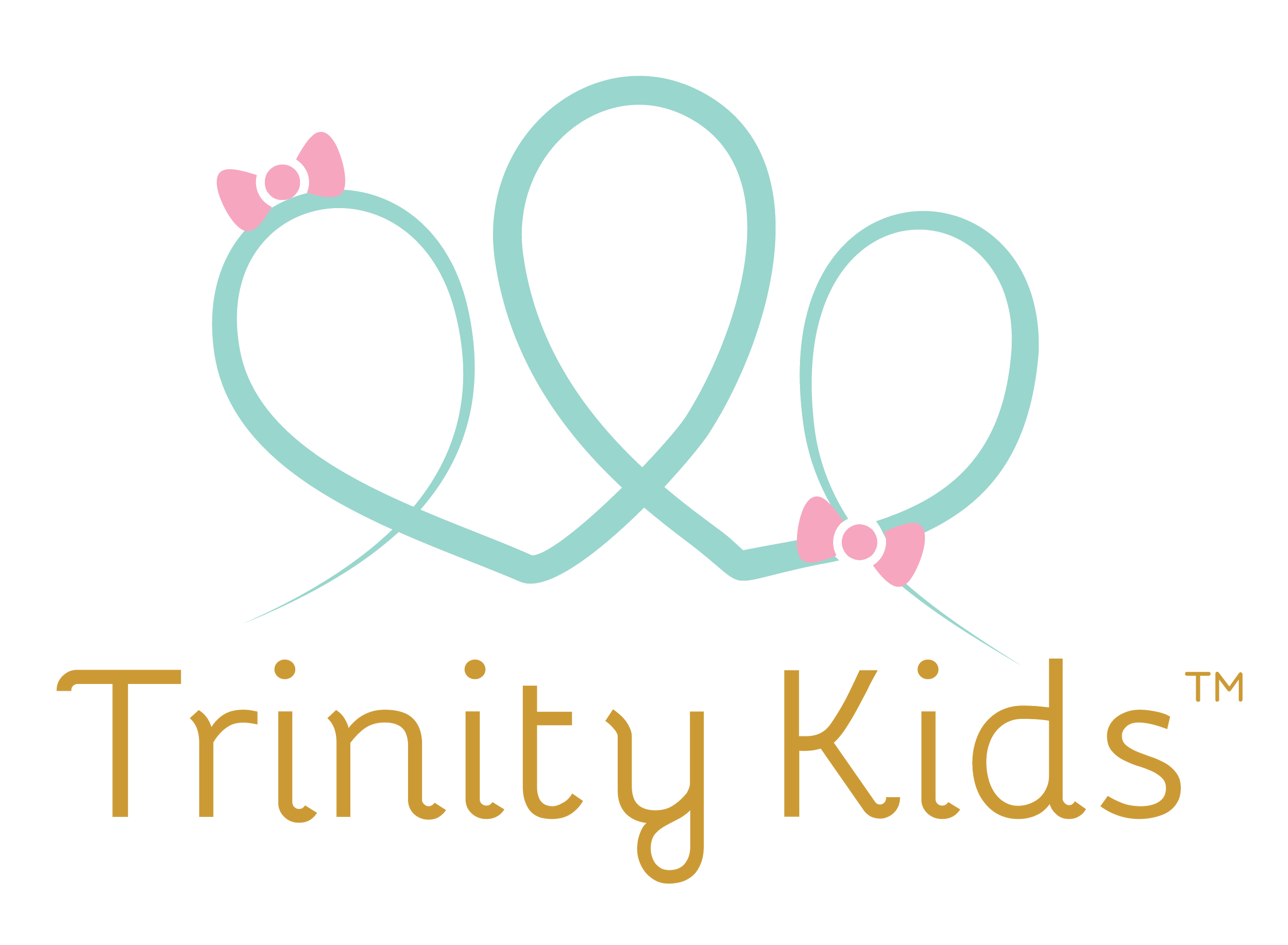 Logo of Truity Kids featuring a stylized heart with two pink bows and the text 'Truity Kids' beneath it.