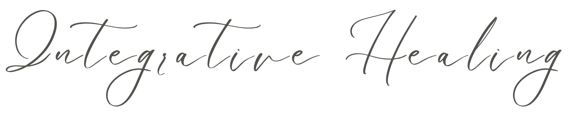 The text 'Integrative Healing' written in elegant, cursive font.