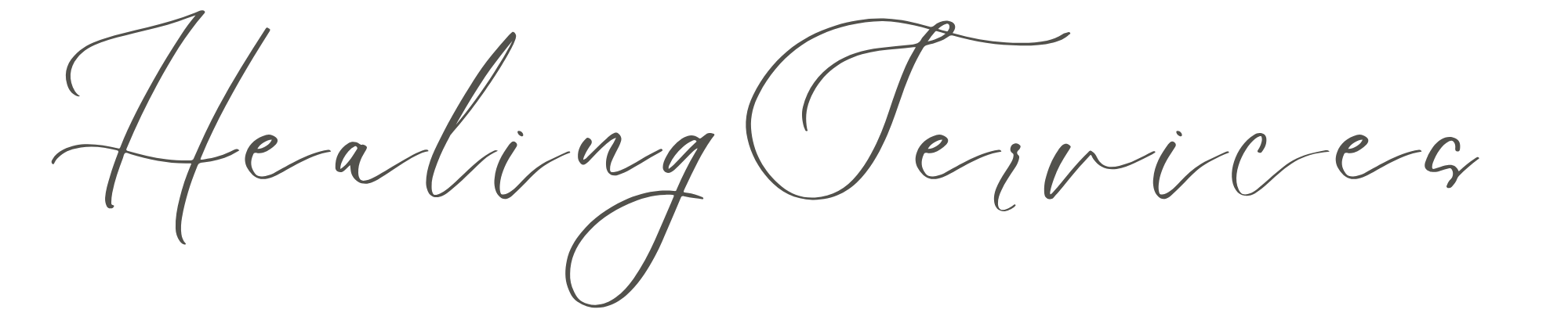 Text that reads 'Healing Journals' in elegant cursive font.