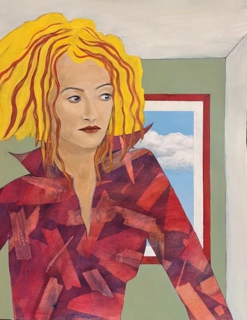 Wie ist das Wetter? Acryl auf Papier, 64x50 cm
