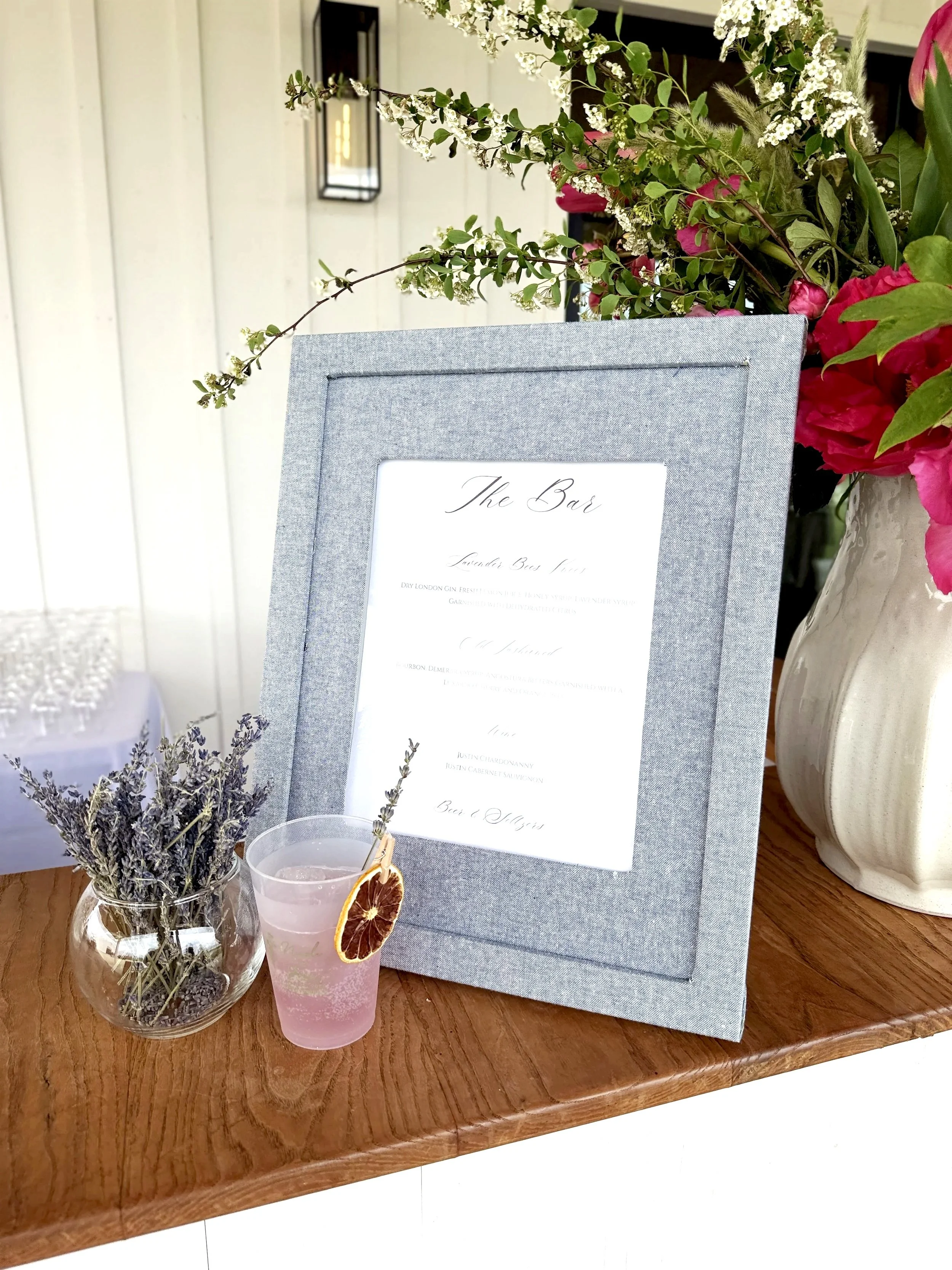 Carter Valley Ranch Wedding Menu