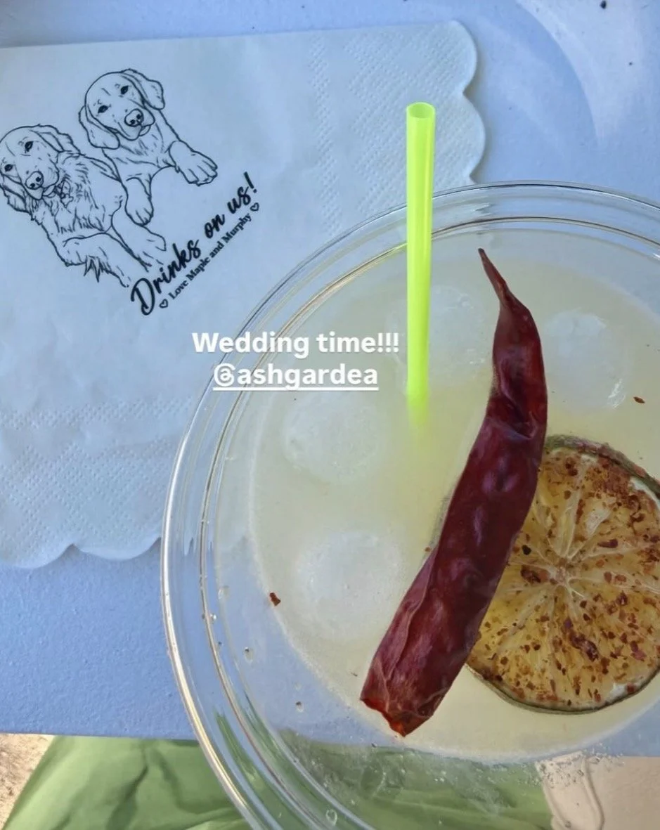 BCC Cocktail and custom napkin
